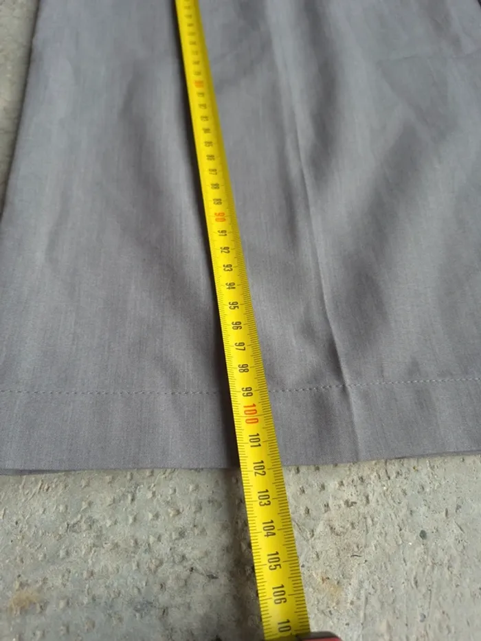 Pantalon gris habillé à enfiler - photo numéro 8