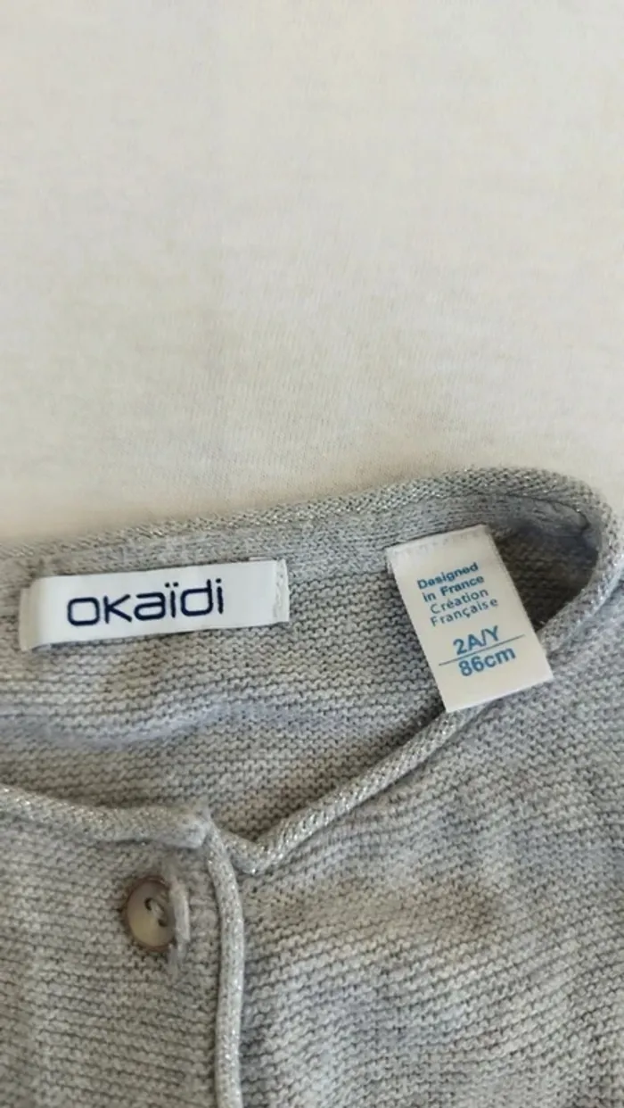 Lot 2 gilets - Okaïdi - 2 ans - photo numéro 3