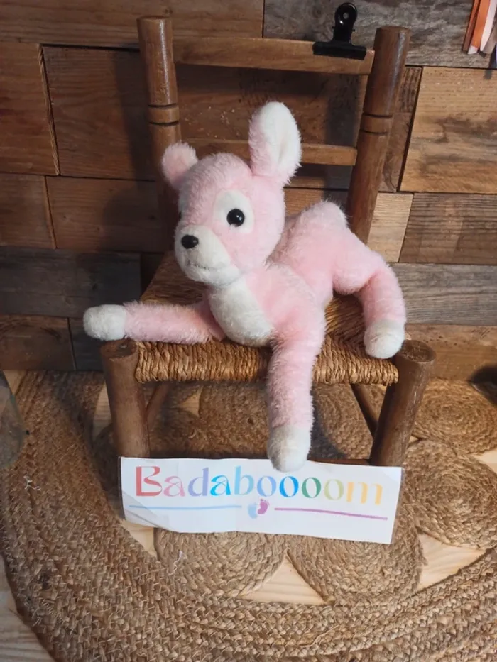 Peluche faon Nounours vintage tbe - photo numéro 2