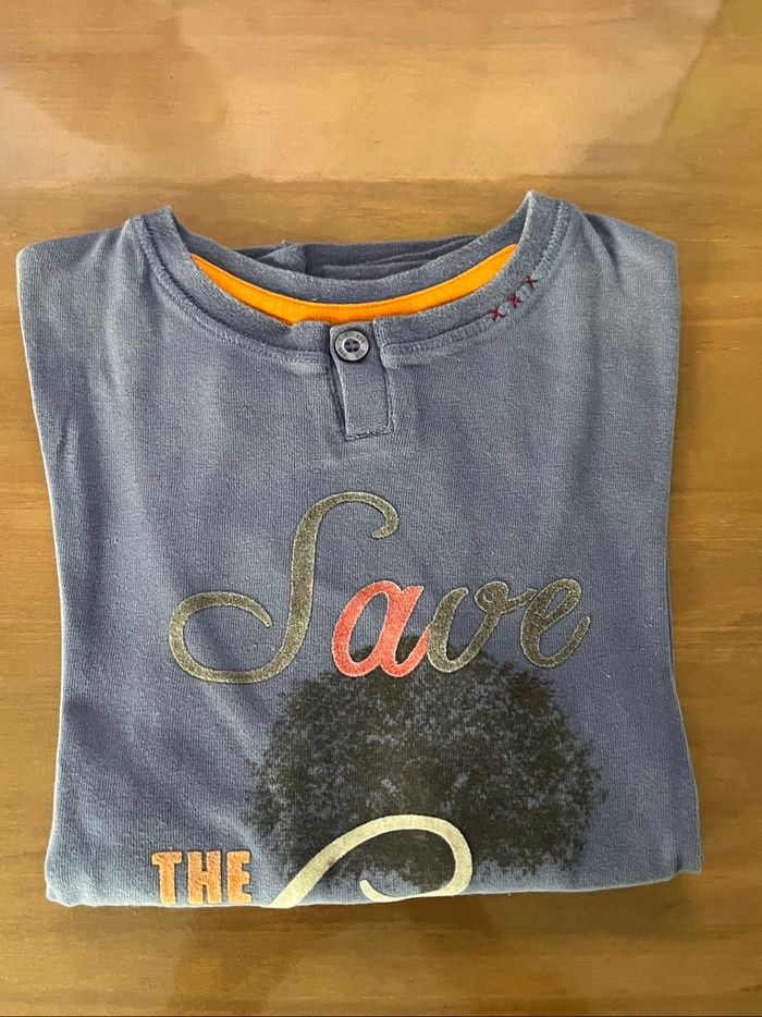 Teeshirt manches longues mauve YCC 10 ans