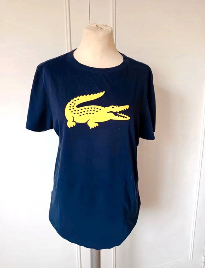 Tee shirt droit sport Lacoste🐊homme t m 38 Street men coton - photo numéro 2