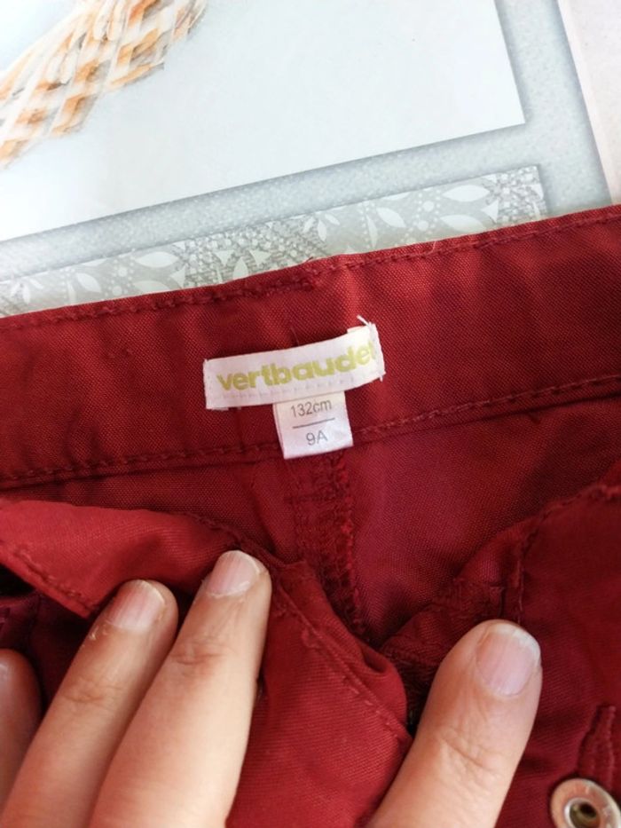 Pantalon garçon 9 ans vert baudet très bon état - photo numéro 2