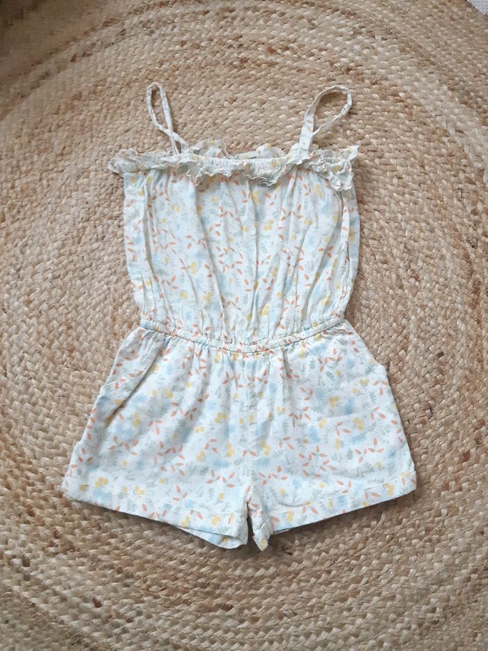 Combinaison short à motif Monoprix 4 ans - photo numéro 1