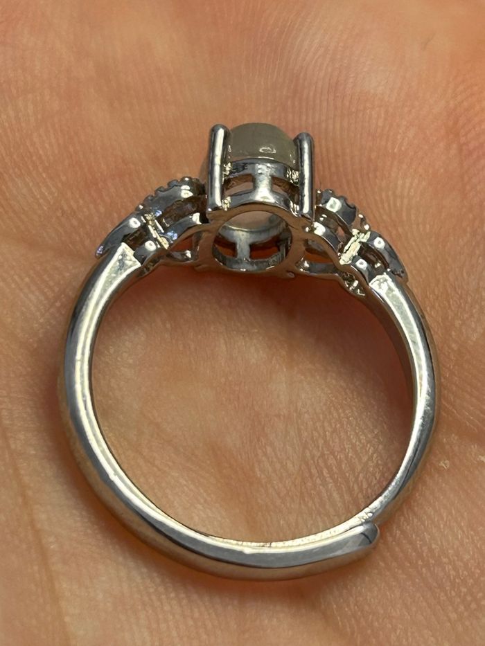 Bague réglable en laiton et en aigue-marine – Sérénité & Communication - photo numéro 9