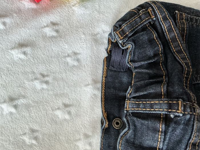 jean slim bleu taille réglable 12 mois boite à malices - photo numéro 10