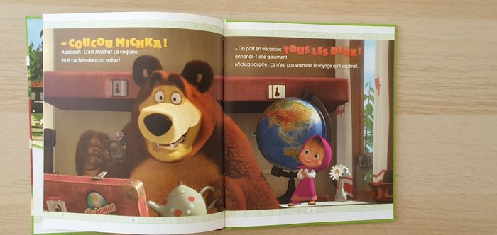 Livre Masha & Michka "Bonnes vacances, Michka !" - photo numéro 3