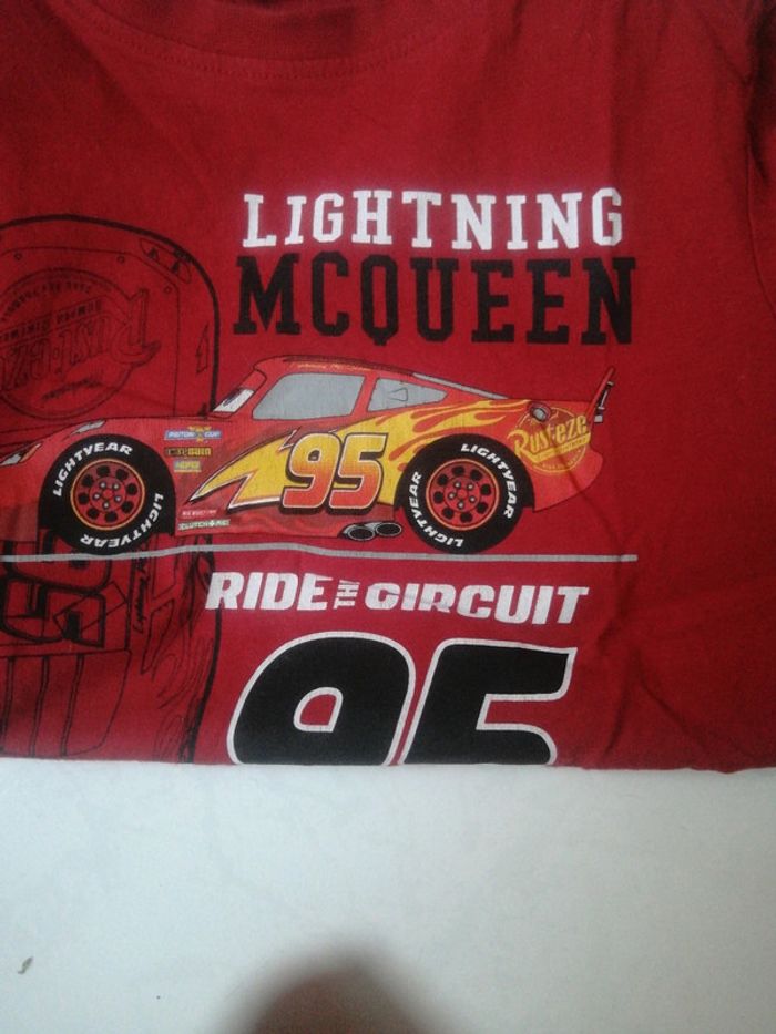 Tee shirt manche courte cars 8A - photo numéro 4