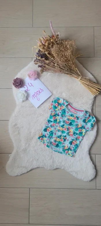 Petit t-shirt tropical