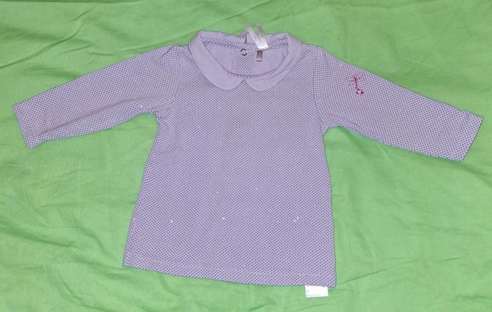 Tee-shirt manches longues fille 6 mois