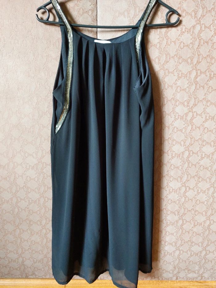 Robe noire strass 38