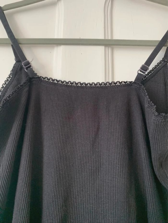 Débardeur à bretelles fines noir femme - Taille S/M Sans marque - photo numéro 3