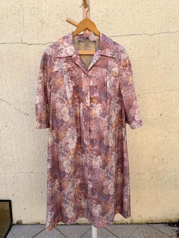 Robe droite vintage fleurit