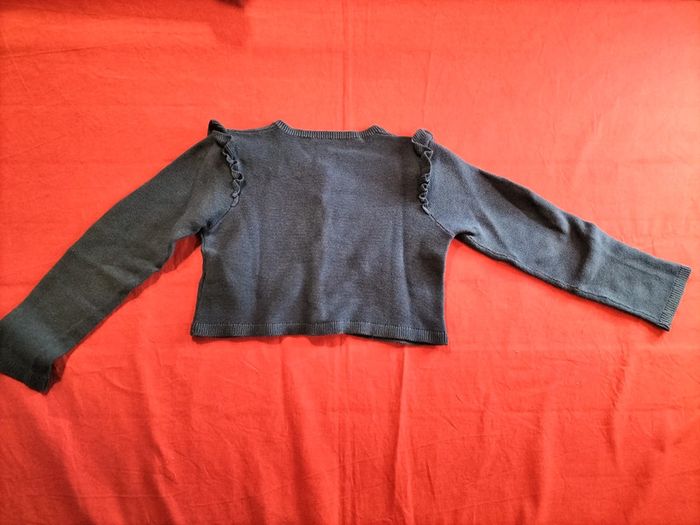 Gilet court manches longues bleu 6 ans Sergent Major - photo numéro 3