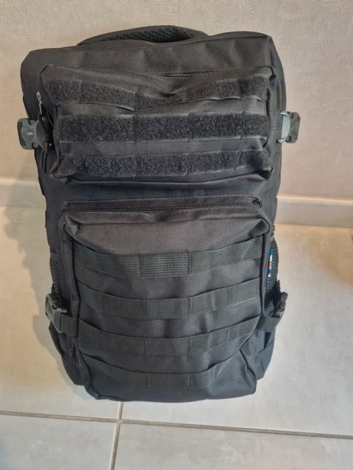 Sac à dos multipoches tactique noir 25-30L - photo numéro 8