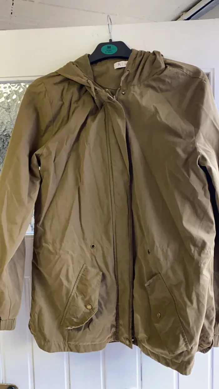 Manteau fin kaki La Redoute T 16 ans