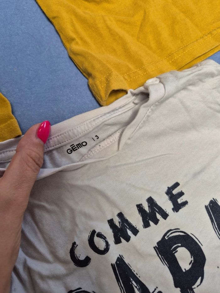 Lot de 3 tee shirts manche longue 3 ans - photo numéro 2
