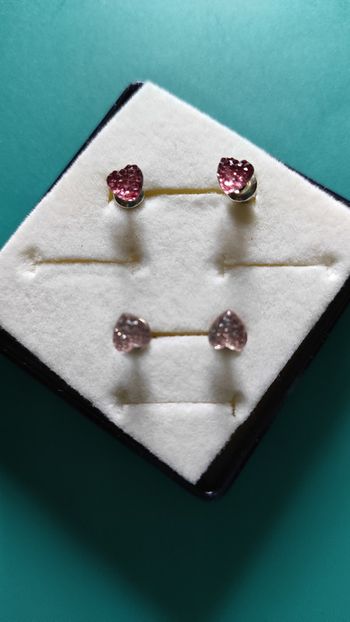 Boucles d'oreilles coeurs