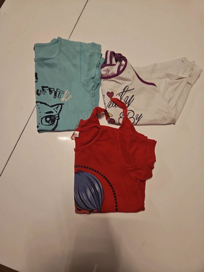 3 t-shirts debardeurs
