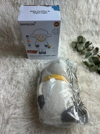 Peluche mouton bruit blanc Mayblon