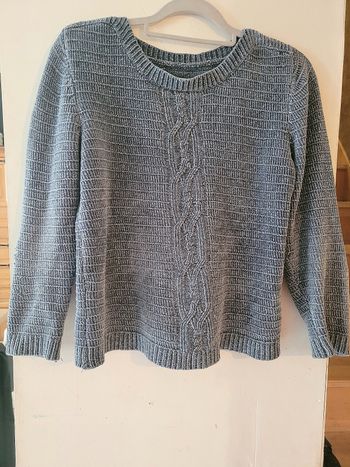 Pull chaud gris