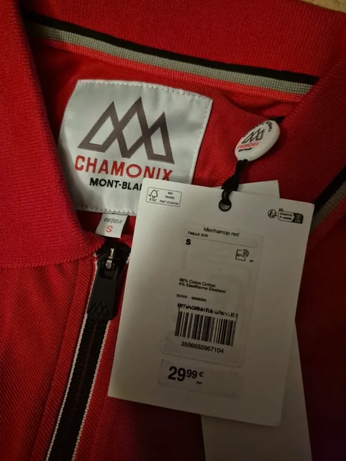 Polo Chamonix Mont Blanc Celio en S - photo numéro 2
