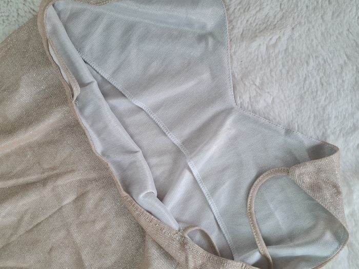 Débardeur pailleté or/doré - photo numéro 4