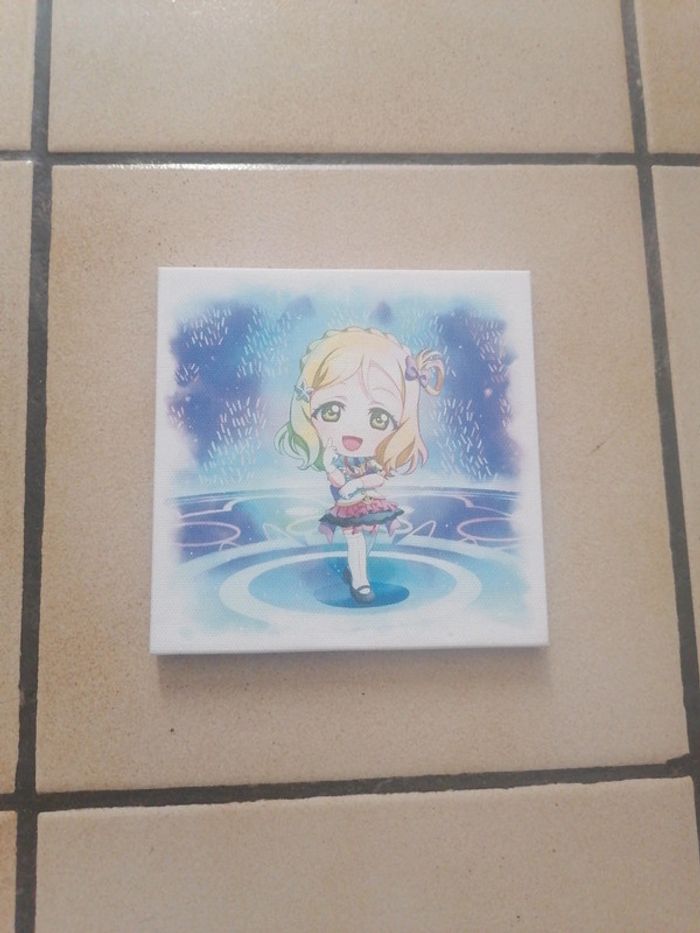 Cadre bois Love Live Sunshine Mari Ohara Mirai Ticket