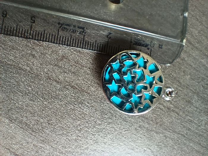 Pendentif chat couleur turquoise - photo numéro 2