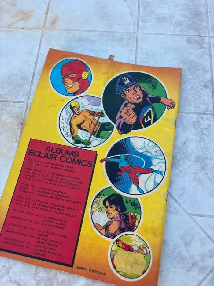 Flash La pierre philosophale (Éclair Comics1971) BD vintage rare - photo numéro 5