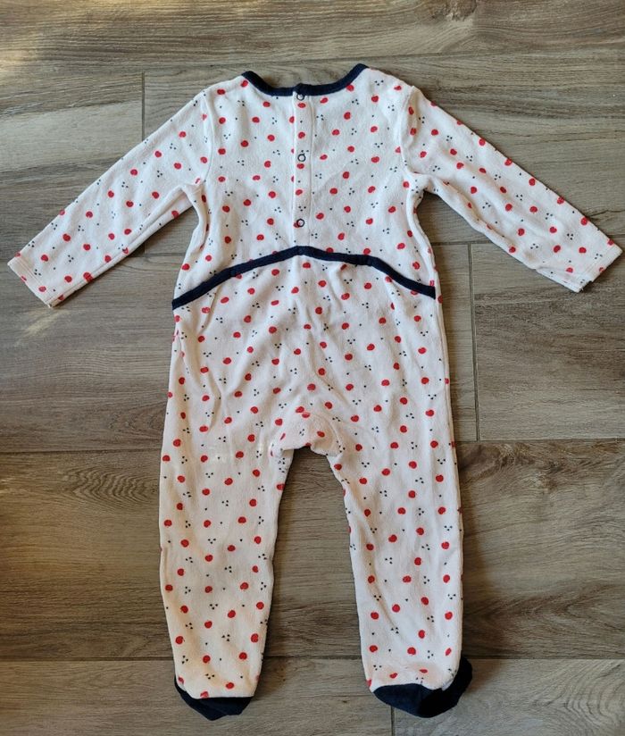 Lot de 3 pyjamas velours taille 24 mois - photo numéro 7