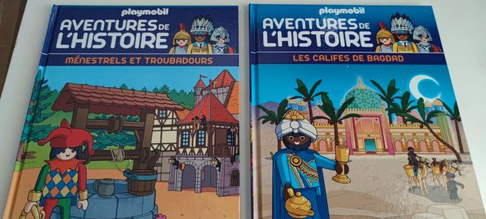 Lot 10 livres Playmobil collection Altaya "Aventures de l'histoire - photo numéro 3