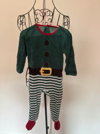 🎄 Pyjama de Noël Lutin – Kiabi – 24 mois (92 cm)