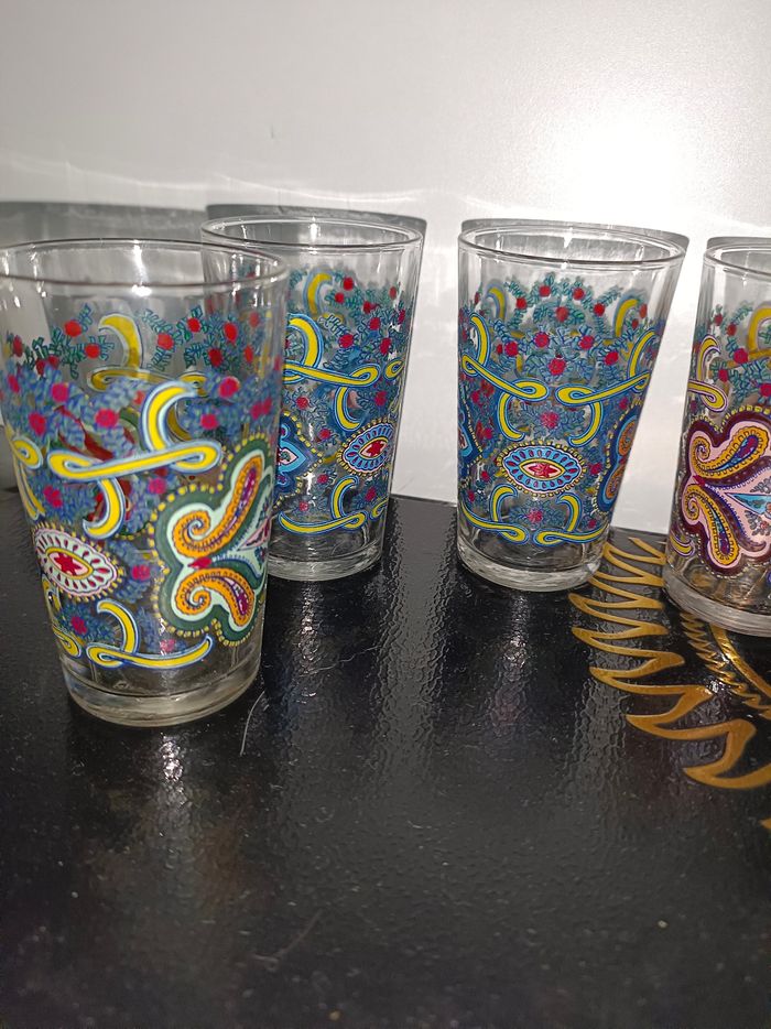 Verres à thé Reims ,lot de 5 - photo numéro 4