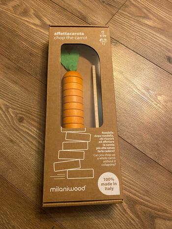 Jeu de dextérité chop the carrot, très bon état