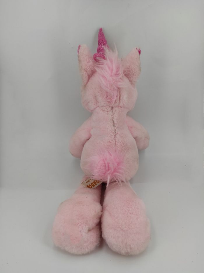 Peluche Licorne Rose Rodadou 40 cm - photo numéro 2