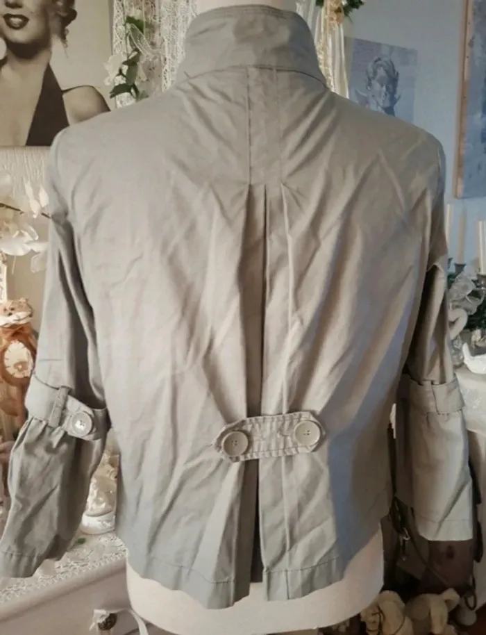 Veste courte grise Jennyfer Taille L Neuve - photo numéro 5