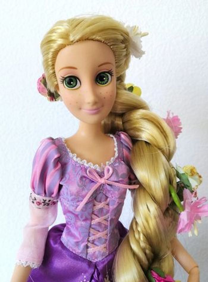 Ensemble de poupées Raiponce et Flynn Disney NEUVES - photo numéro 5