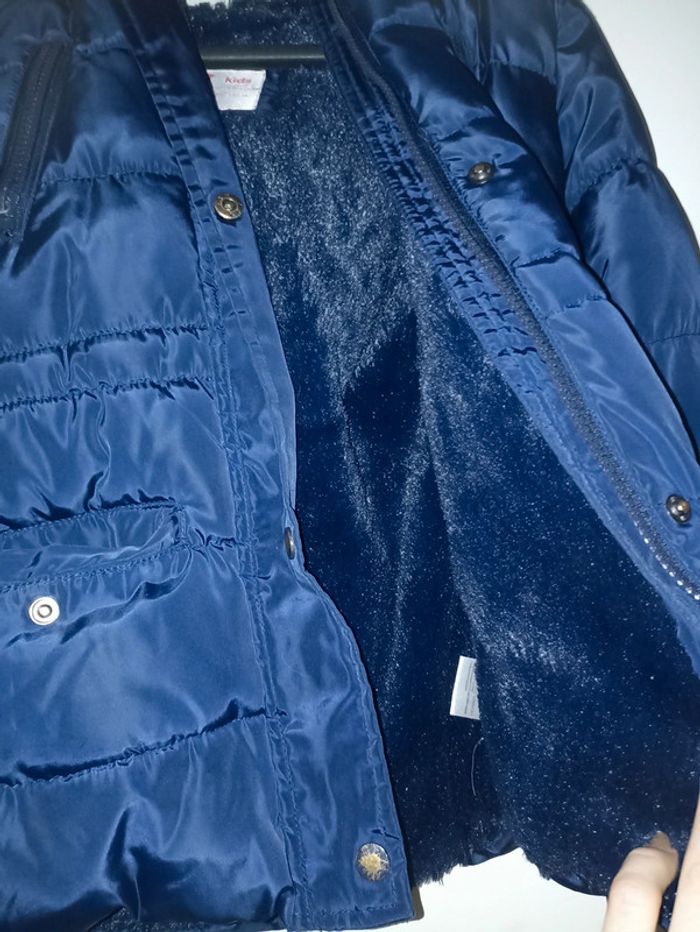 Manteau doudoune 10ans bleu foncé - photo numéro 2