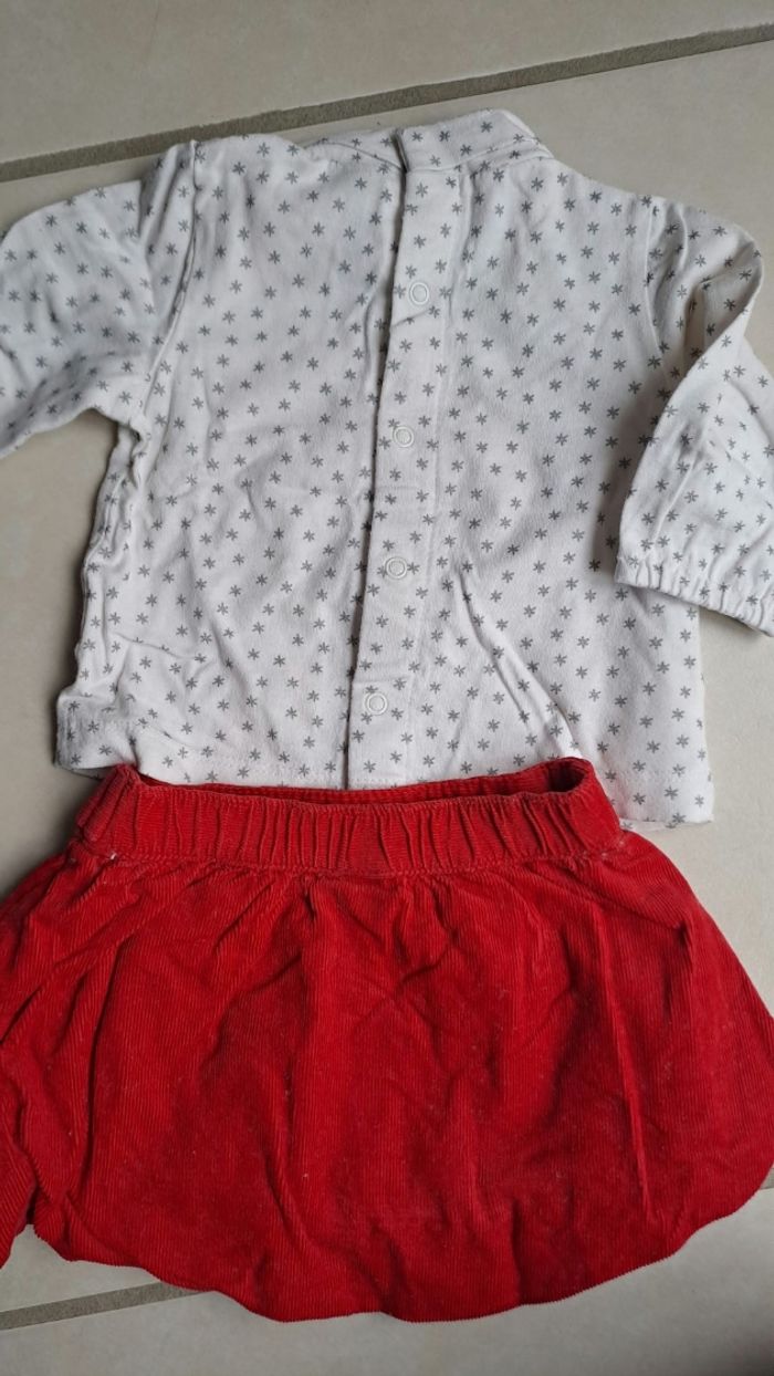 Ensemble Disney Noël fille 3 mois - photo numéro 3