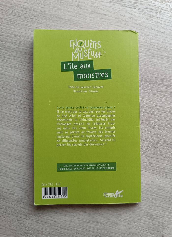 Livre : Enquêtes au museum - photo numéro 2
