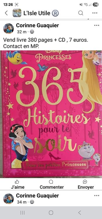 Livre 365 histoires pour le soir avec CD