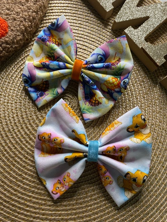 Barrettes pinces à cheveux noeud disney