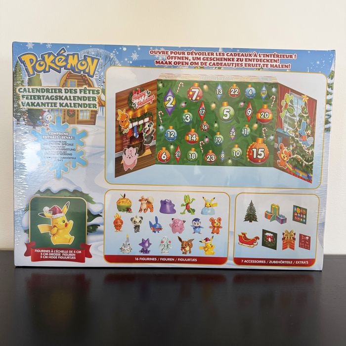 Calendrier de l'avent Pokémon Holiday 2022 Figurines Advent Calendar Noel Christmas - photo numéro 2