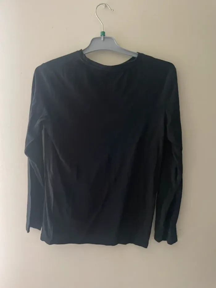 Haut de pyjama noir de la marque Tex - photo numéro 2