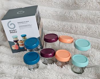 Coffret de 8 pots en verre Babybols babymoov 