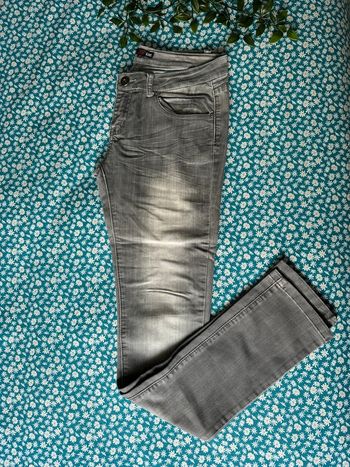 Jean gris femme