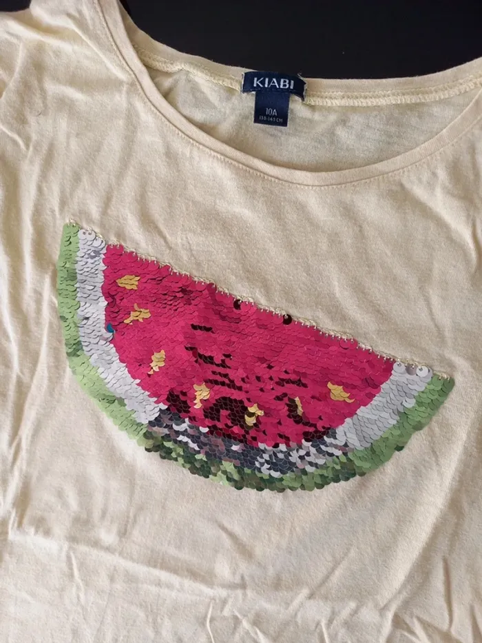 Tee-shirt fille Kiabi 10 ans - photo numéro 2