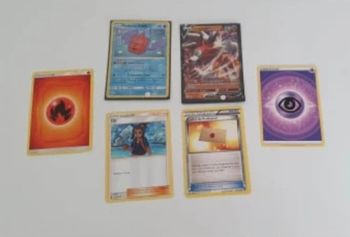 6 cartes Pokémon