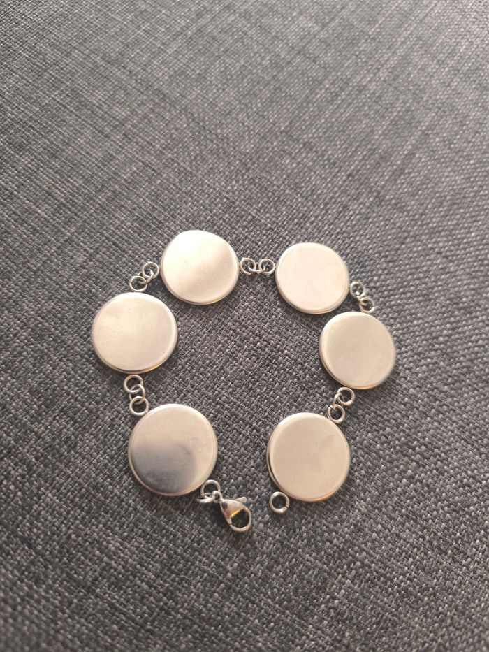 Bracelet serti de pièces Marianne - photo numéro 2