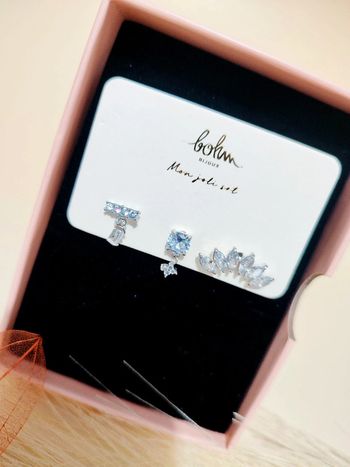 Set bijoux d'oreilles Bohm